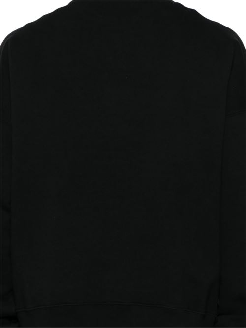 Black crew neck sweatshirt GOLDEN GOOSE | GUP01992P00180390100